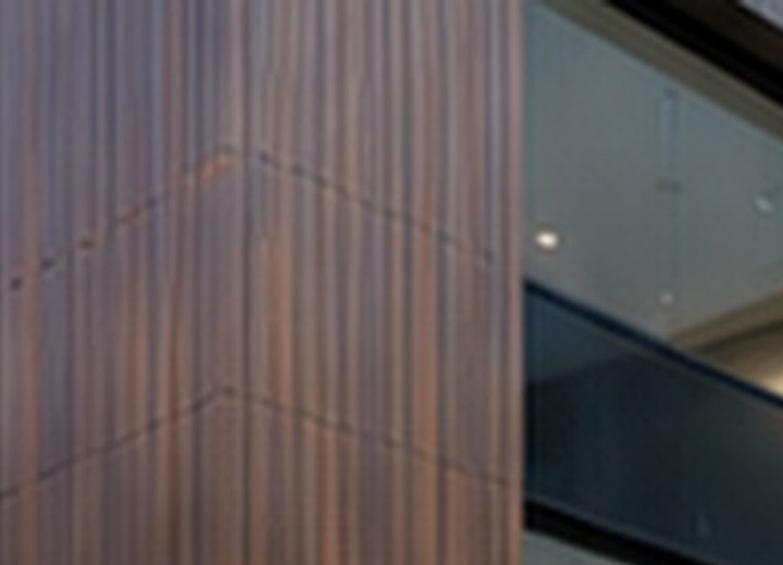 Composite panels used as accent cladding