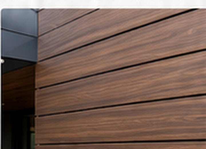 Wood-look longboard composite panels