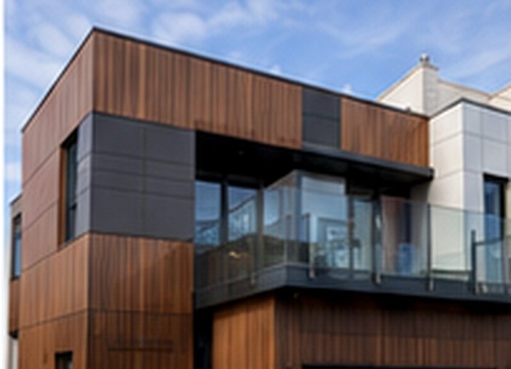 Residential building with composite panel system in Mississauga