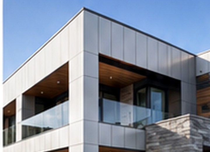 Residential fluted composite panels in Aurora