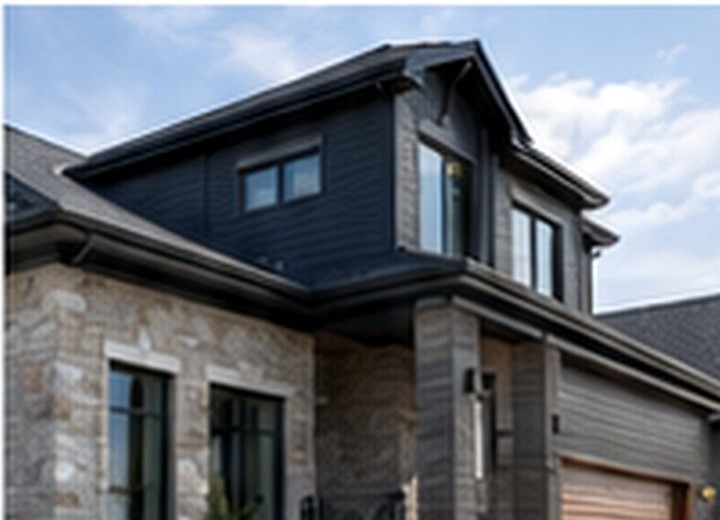 Residential aluminum siding and soffit system in King City