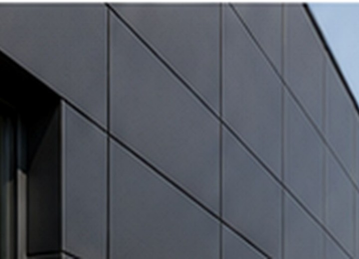 Smooth aluminum siding panels
